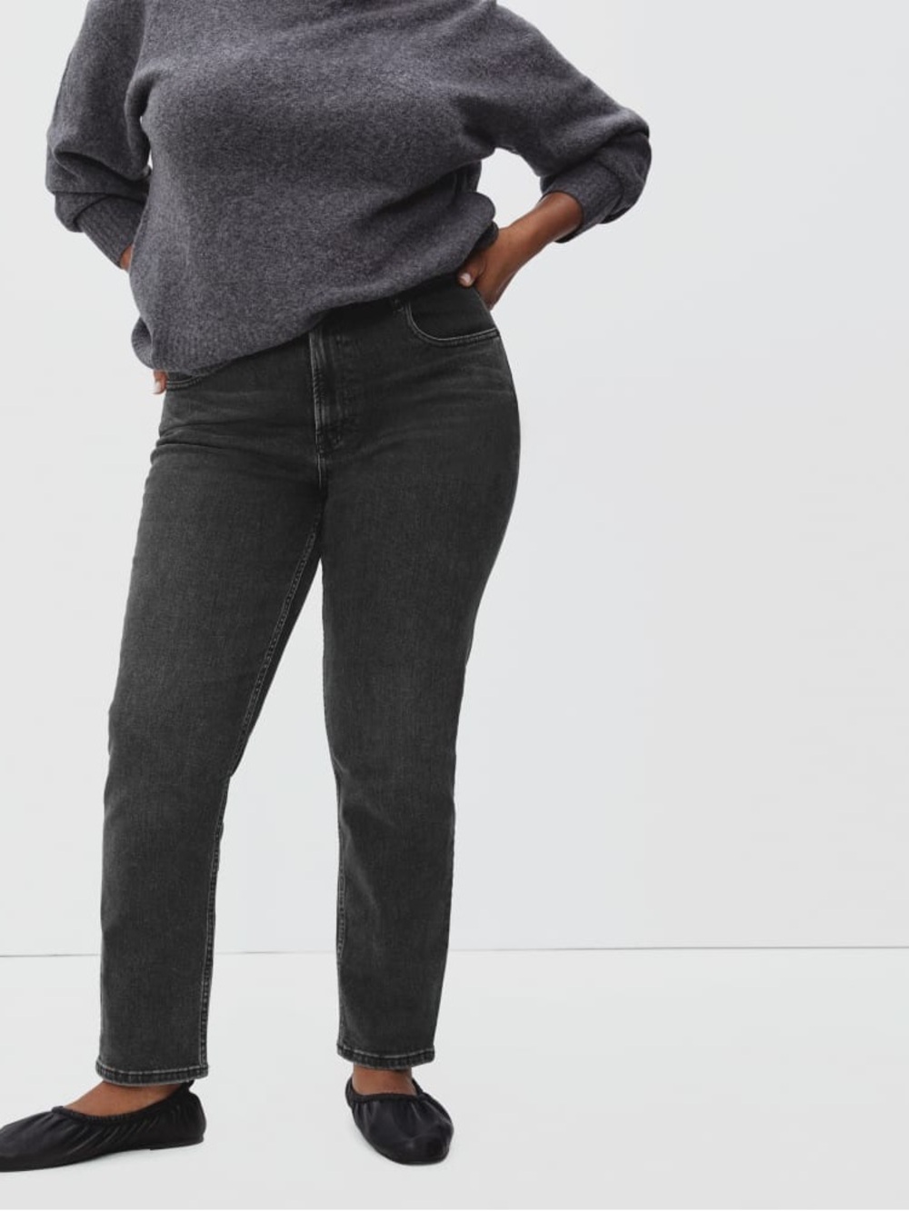 Everlane Curvy 90s Cheeky Straight Jean 32 Ankle